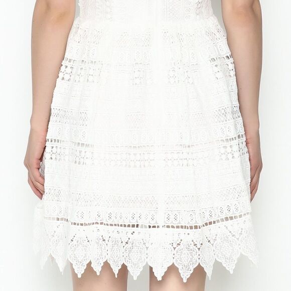 Bb Dakota Elissa Crochet Fit and Flare Dress Size 2 - Picture 12 of 12